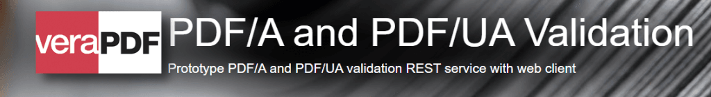 Validate with veraPDF